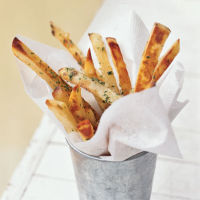 Garlic Fries Recipe | MyRecipes image