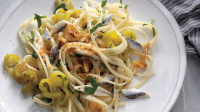 Linguine with Boquerones, Peppers, and Breadcrumbs ... image