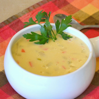 Wisconsin Cheese Soup Recipe | Land O’Lakes image