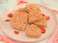 Pink Puffed Rice Cereal Hearts Recipe | Food Network image