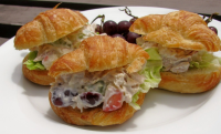 Fancy Chicken Salad and Croissant Sandwiches Recipe - Food.com image