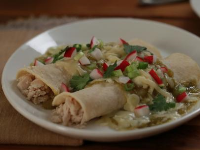Green Enchiladas with Chicken Recipe | Haylie Duff ... image