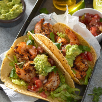 Grilled Blackened Shrimp Tacos Recipe | EatingWell image