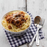 Spaghetti with Rich Meat Ragù Recipe - Melissa Rubel ... image