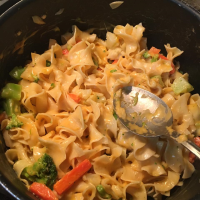 Cheesy Vegetables and Noodles Recipe | Allrecipes image