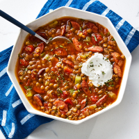 Lentil Soup With Sausage Recipe | Real Simple image