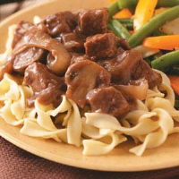 Beef with Red Wine Gravy Recipe: How to Make It image