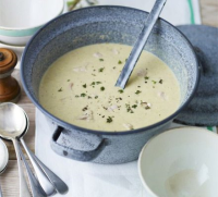 Creamy chicken soup recipe | BBC Good Food image