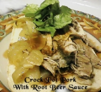 Crock Pot Pork with Root Beer Sauce Recipe - Food.com image