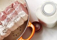 Pork Loin Braised in Milk Recipe | Bon Appétit image