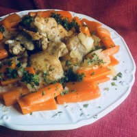 Easy One-Skillet Chicken Thighs with Carrots | Allrecipes image