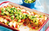 Chicken and vegetable enchiladas - Healthy Food Guide image