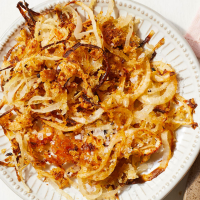 Spiralized Onions with Crispy Parmesan Breadcrumbs Recipe ... image