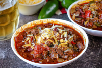 Game Day Beer Chili | Just A Pinch Recipes image
