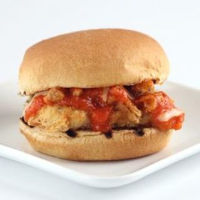 Quick and Easy Chicken Parmesan Sandwich - BigOven image