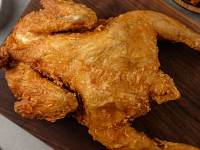 Deep-Fried Whole Chicken Recipe - Kitchen Tricks image