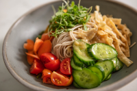 Chilled Soba Noodle Salad with Yuzu Dressing | Food & Wine image