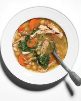 Chicken and Chickpea Soup Recipe | Martha Stewart image