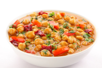 African Curried Coconut Soup with Chickpeas Recipe ... image