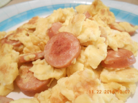 Crazy Hot Dog Scrambled Eggs Recipe by Denise - CookEatShare image