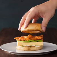 Egg, Kimchi, and Avocado Sandwiches | Cook's Illustrated image