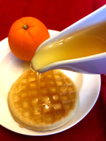 Orange Sugar Syrup Recipe For Pancakes And Drinks ... image