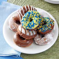 Old-Fashioned Doughnuts with Frosting Recipe: How to Make It image