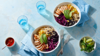 Healthy Chicken Burrito Bowl Recipe | Martha Stewart image