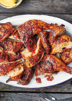 Honey-Glazed Pepper Chicken Recipe | Bon Appétit image