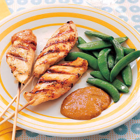CHICKEN SKEWERS WITH PEANUT SAUCE RECIPES