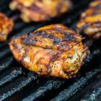 Grilled Ancho Chili Rubbed Chicken | Umami image