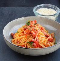 Traditional Spaghetti all'Amatriciana Recipe | Allrecipes image