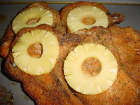 Oven-Baked Pineapple Pork Chops Recipe - Food.com image