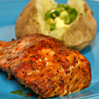 Barbeque Roasted Salmon Recipe | Allrecipes image
