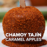 Chamoy Tajín Caramel Apples Recipe by Tasty image