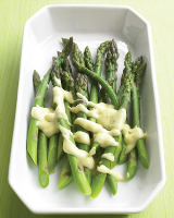 Asparagus with Creamy Mustard Sauce Recipe | Martha Stewart image