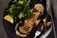 Portobello ‘Steak’ au Poivre Recipe - NYT Cooking image