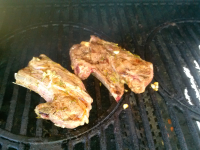 Grilled Shoulder Lamb Chops With Garlic-Rosemary Marinade ... image