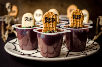 Graveyard Pudding Cups image