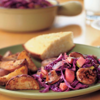 Sausage and Red Cabbage Recipe | MyRecipes image
