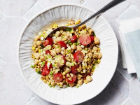 Roasted Corn and Chickpea Salad Recipe | Food Network ... image
