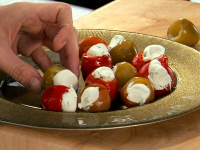 Stuffed Peppadew Peppers Recipe | Sandra Lee | Food Network image