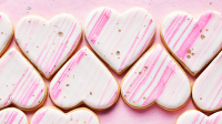 Iced Heart Cookies | Martha Stewart image