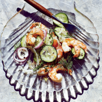 Shrimp Salad with Cucumber and Fennel Recipe | Epicurious image