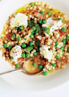 Fregola with Green Peas, Mint, and Ricotta Recipe | Bon ... image