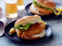 Fried Fish Sandwich Recipe | Jeff Mauro | Food Network image