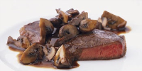 Blade Steaks with Mushrooms Recipe | Epicurious image