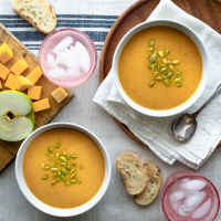 Slow-Cooker Vegan Butternut Squash Soup with Apple Recipe ... image