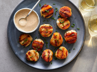 Grilled Scallops With Remoulade Sauce Recipe | Cooking Light image