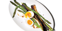 Blackened Leeks With Asparagus and Boiled Eggs Recipe ... image